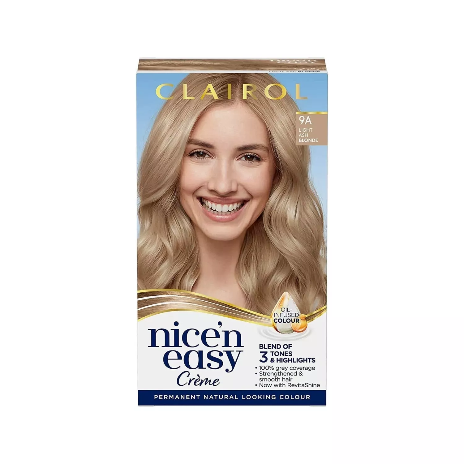 Clairol Nice'n Easy Hair Dye 9A Light Ash Blonde